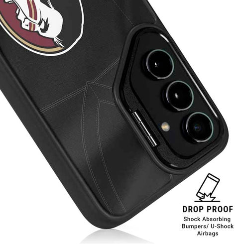 Florida State University Black Jersey Galaxy S24 FE Kickstand Case